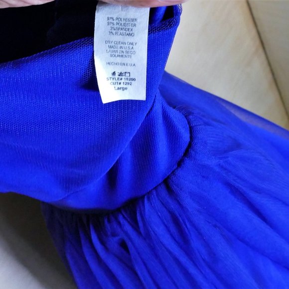 Blue Spaghetti Strap Mini Zip Halter Dress NWOT - Picture 8 of 11